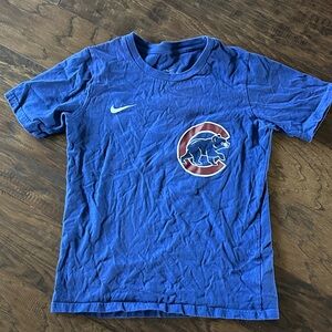 Nike Kids Royal Blue Chicago Cubs Dansby Swanson Logo T-Shirt